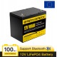 （10 wholesale prices）EU STOCK · 12V 100Ah with bluetooth Lifepo4 Rechargeable Battery Pack 5000 Times Cycles