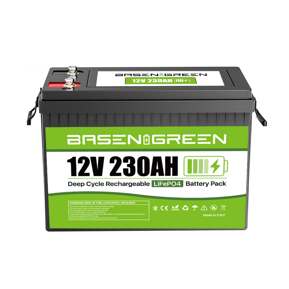 EU STOCK · 12V 230AH with bluetooth Lifepo4 Battery Pack Rechargeable ...