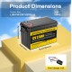 (Pre-Sale)EU STOCK · 12V 230AH with bluetooth Lifepo4 Battery Pack Rechargeable Deep Cycles For Stroage Energy System