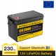 EU STOCK · 12V 230AH with bluetooth Lifepo4 Battery Pack Rechargeable Deep Cycles For Stroage Energy System EU STOCK · 12V 230AH with bluetooth Lifepo4 Battery Pack Rechargeable Deep Cycles For Stroage Energy System