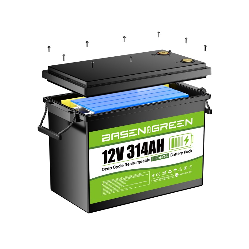(Pre-Sale)EU STOCK · 12V 314Ah with bluetooth LiFePO4 With BT Battery Pack Basen Best Solar System Lithium Ion Battery (Pre-Sale)EU STOCK · 12V 314Ah with bluetooth LiFePO4 With BT Battery Pack Basen Best Solar System Lithium Ion Battery