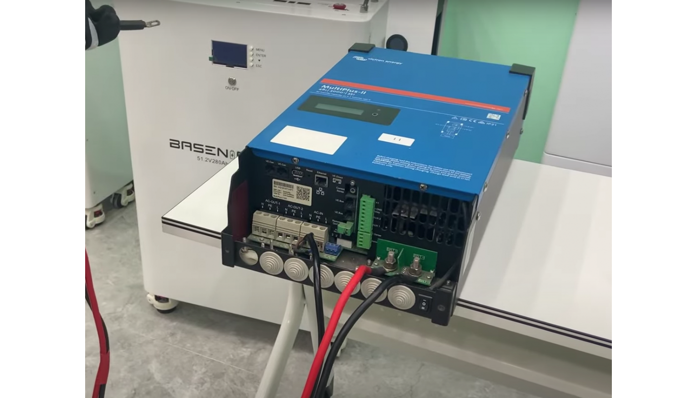 How to connect a Victron inverter