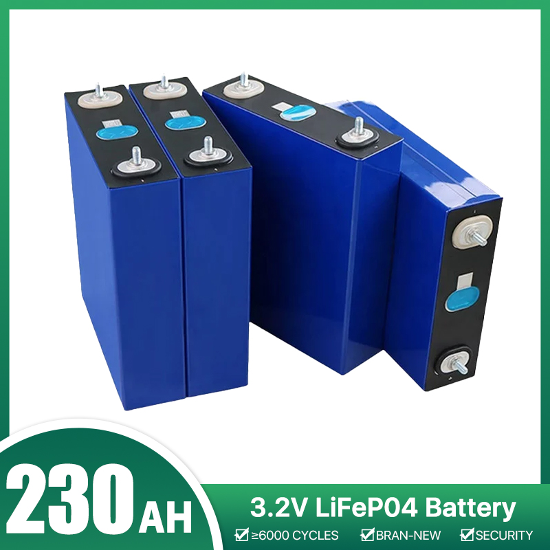 EU Stock EVE 230AH LiFePO4 Battery Cells Deep Cycles Rechargeable 3.2V Battery For RV EV Solar System