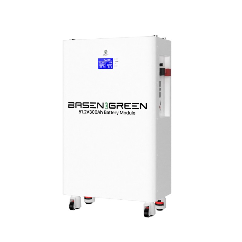 EU STOCK · 51.2V 300ah 15.36KWh Wall&Floor-mounted LiFePO4 Battery Pack for Solar Energy Storage