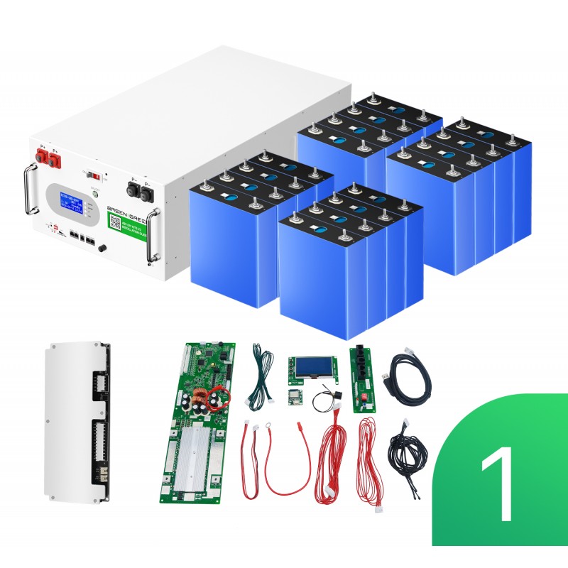DIY 48V kits with 16s eve 314ah Active balance Battery Pack Projects With Everyday Dave