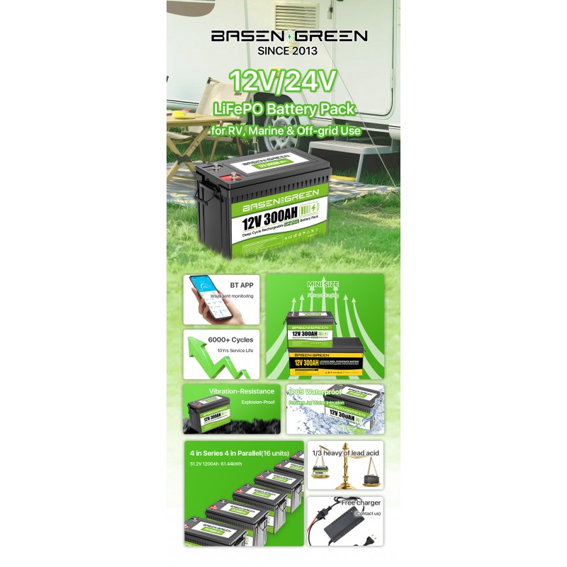 Cleversolarpower by Nick Exclusive Purchasing Link for 12V/24V Batteries BasenGreen Eric