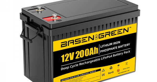 Basengreen 24V 100ah LiFePO4 Lithium Iron Battery Max 5000 Cycle Times -  BASEN