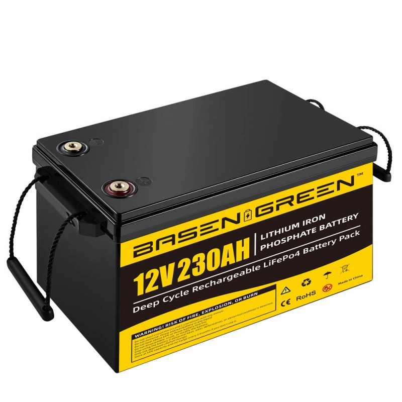 12V 230ah LiFePO4 Battery Built-in 150A BMS with Bluetooth ship from China