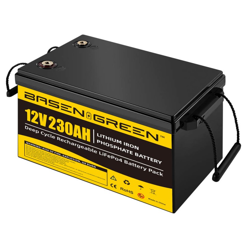 12V 230ah LiFePO4 Battery Built-in 150A BMS with Bluetooth ship from China