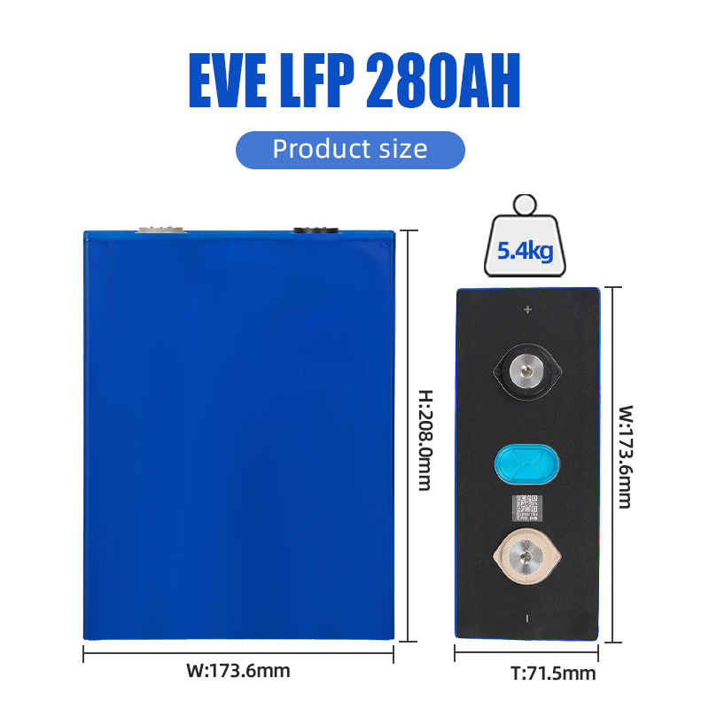 EU stock EVE 280AH lifepo4 battery cells grad-a with QR code