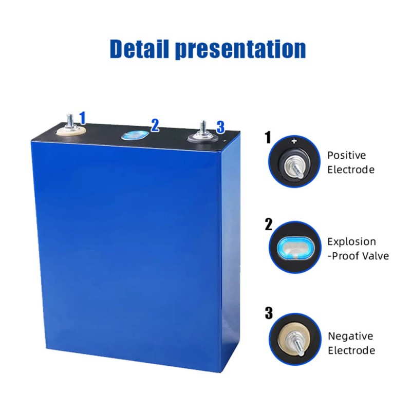 USA Stock 3.2V 320Ah CATL LiFePO4 Rechargeable Deep Cycle Batteries Prismatic Lithium Ion Lifepo4