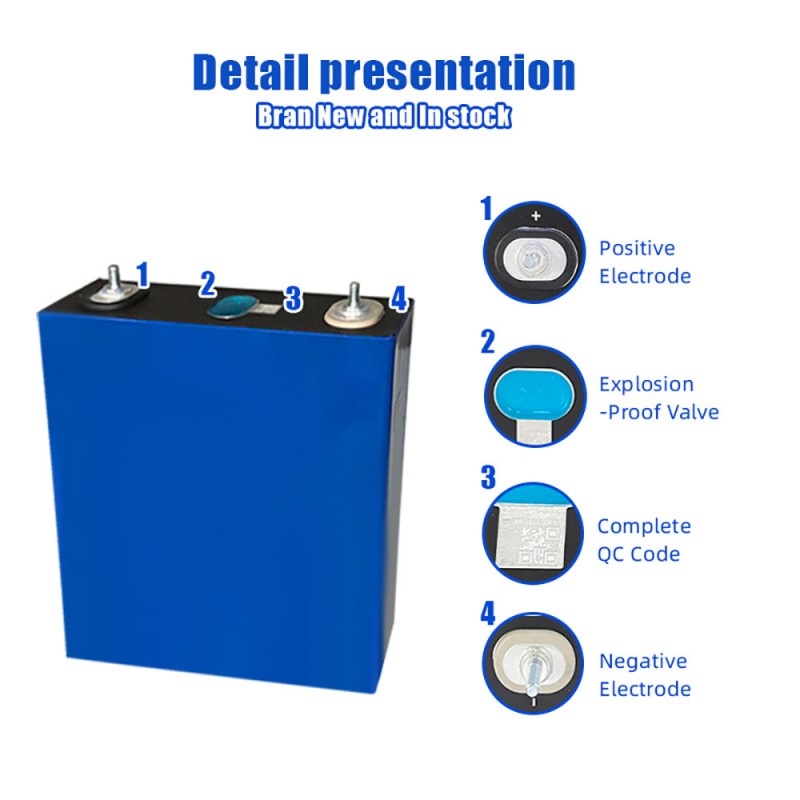 EVE 230AH LiFePO4 Battery Cells Deep Cycles Rechargeable 3.2V Battery For RV EV Solar System EVE 230AH LiFePO4 Battery Cells Deep Cycles Rechargeable 3.2V Battery For RV EV Solar System