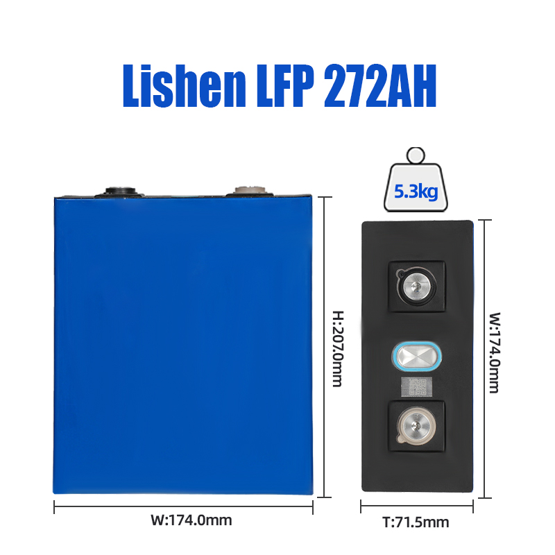 UK Stock Fast Delivery 3.2V Lishen 272Ah 280Ah Lifepo4 Battery Cells Deep Cycles For Home Energy Storage