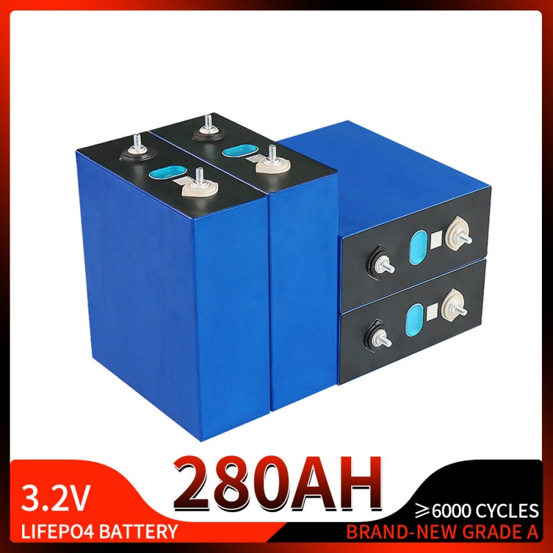 3.2V REPT 280ah Lifepo4 Battery Cells Rechargeable Prismatic Lithium Ion Battery 6000 Deep Cycles For Solar System