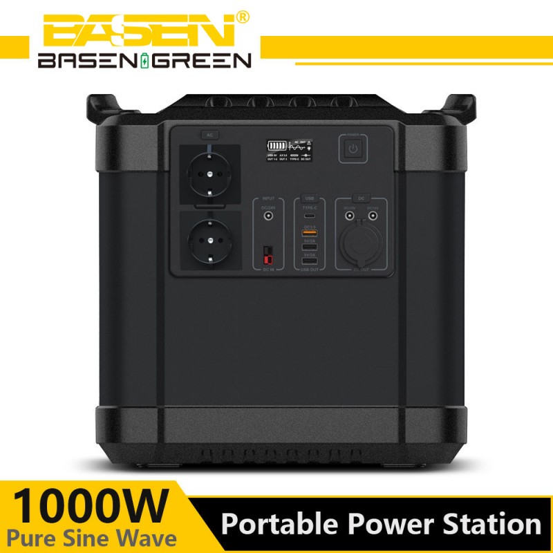 Basengreen LiNiMnCoO2 Portable Power Station High Energy Density Battery Pack 2000W/2200W Outdoor Energy