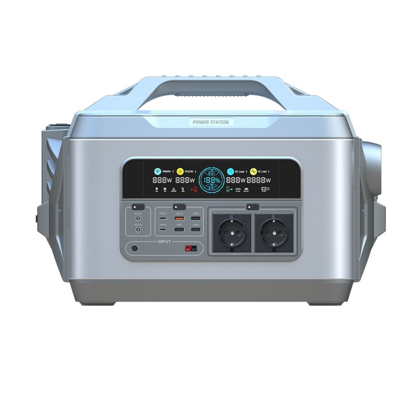 Basengreen 2220WH/2200W Portable Power Station Outdoor Camping RV Backup Lithium Batter PD 100w