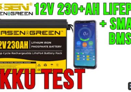 BASEN GREEN 12V 230+Ah lifepo4 Smart BMS Akku Batterie