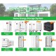 Domótica Solar 51.2V 5kWh 11kWh 15kWh 16kWh 30kWh Battery Packs BasenGreen Sheila