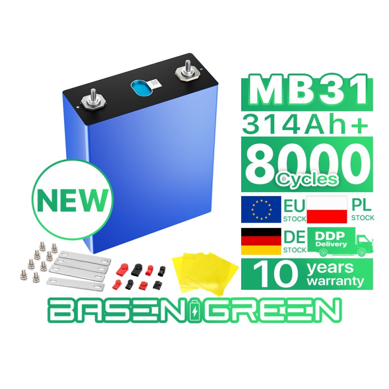 Basengreen Vicky & Lithium Solar US stock 3.2V 314Ah Lifepo4 Battery 8000 Times For Solar System Ev Rv Basengreen Vicky & Lithium Solar US stock 3.2V 314Ah Lifepo4 Battery 8000 Times For Solar System Ev Rv