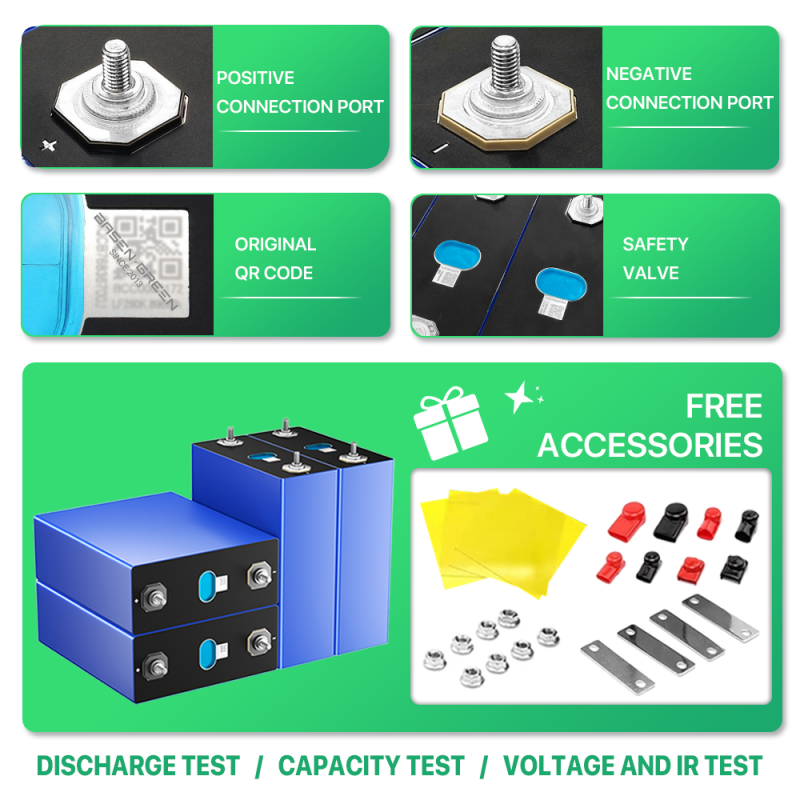 Basengreen Vicky & Lithium Solar US stock 3.2V 314Ah Lifepo4 Battery 8000 Times For Solar System Ev Rv Basengreen Vicky & Lithium Solar US stock 3.2V 314Ah Lifepo4 Battery 8000 Times For Solar System Ev Rv